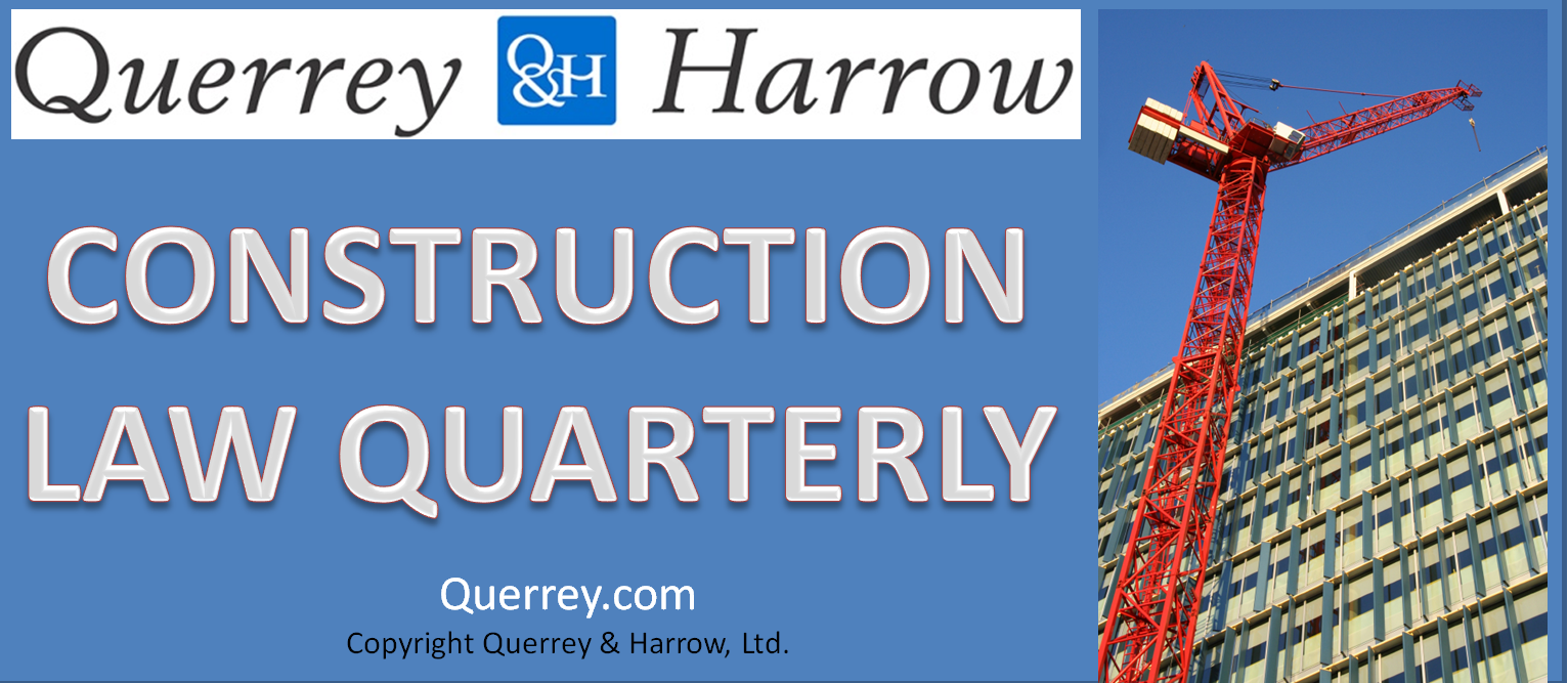 Q&H Construction Law Quarterly - October 2016